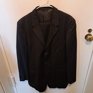 Calvin Klein Collection Suit men 54 42/43 Navy rare